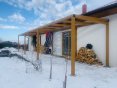 Pergola hliníková, čiré bezpečnostní sklo 8 mm, CRSklo