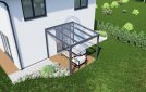Pergola 3x3 m, antracit