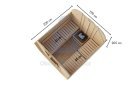 Sauna finská KARIBU QUADRO
