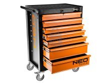 Vozík montážní 7 zás.+ vybavení 129 ks, NEO tools