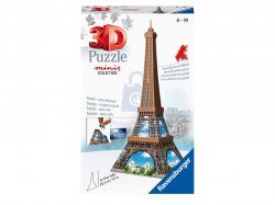 3D puzzle Mini budova - Eiffelova věž 54 dílků