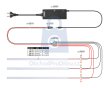 LED osvětlení pro akustické panely, teplá žlutá, 24V, G21