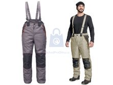 Kalhoty pracovní s laclem, zimní, CREMORNE, CERVA