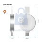 Nabíjecí USB-C adaptér FIXED Orb 2 pro Apple Watch