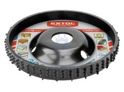 Kotouč rašplový/frézovací na dřevo, EXTOL PREMIUM