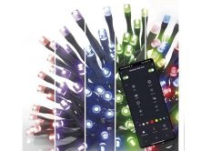 Řetěz vánoční GoSmart LED, venkovní i vnitřní, RGB, programy, časovač, WiFi, EMOS