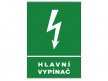 Tabulka bezpečnostní - Hlavní vypínač