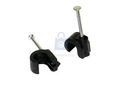 Příchytka kabelu zatloukací s hřebíkem, PZ1