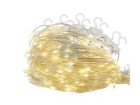 Řetěz vánoční drop LED záclona, venkovní i vnitřní, teplá bílá, programy, EMOS