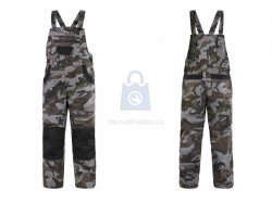 Kalhoty pracovní s laclem dětské CAMO, CXS
