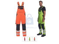 Kalhoty pracovní s laclem KNOXFIELD HVPS FL, CERVA
