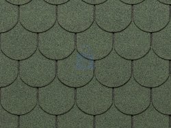 Šindel střešní, ECO ROOF Traditional, 078 MIXED GREEN, Tegola