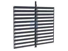 Zástěna boční lamelová k pergole LANITPLAST BIOCLIMATIC BASIC