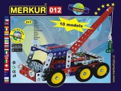 Merkur stavebnice - 012 Odtahové vozidlo, 217 dílů, 10 modelů
