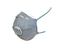 Polomaska tvarovaná filtrační s ventilkem a aktivním uhlím SPIRO P2, HY8626, CXS