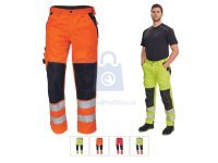 Kalhoty pracovní do pasu KNOXFIELD HV FL290, CERVA
