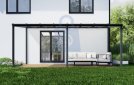 Pergola hliníková, mléčný dutinkový polykarbonát 16 mm, CRSklo