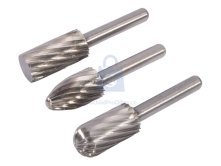 Rašple rotační kolíková, 3 ks, XTLINE