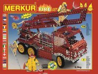 Merkur stavebnice - Fire Set, 708 dílů, 20 modelů