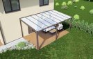 Pergola 4x6 m, hnědá