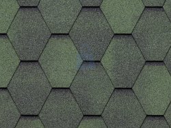 Šindel střešní, ECO ROOF Hexagonal, 279 MIXED GREEN, Tegola