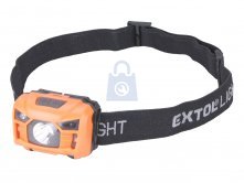 Čelovka LED, USB nabíjení s IR čidlem, EXTOL LIGHT