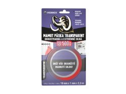 Páska oboustranná a extrémně silná, MAMUT PÁSKA TRANSPARENT