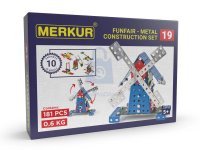 Merkur stavebnice - 019 Mlýn, 181 dílů, 10 modelů