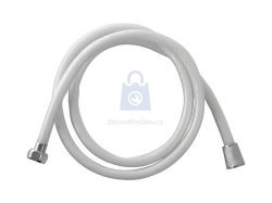 Hadice sprchová, bílá PVC, VIKING