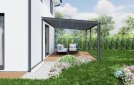 Pergola hliníková, mléčný dutinkový polykarbonát 16 mm, CRSklo