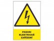 Tabulka bezpečnostní - Pozor! Elektrické zařízení