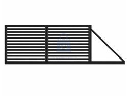 Brána samonosná kovová s přípravou na pohon, DAMI HORIZONTAL