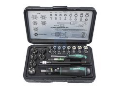 Šroubováky s bity a hlavicemi 1/4″, 56 dílů, HONITON