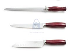 Set kuchyňských nožů, RUBY s ocílkou, Mikov