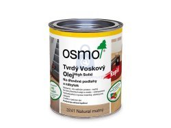 Olej voskový tvrdý RAPID, Natural matný 3241, OSMO