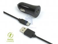 Set autonabíječky FIXED s USB výstupem a USB/USB-C kabelu