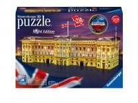 3D puzzle Buckinghamský palác, Noční edice 216 dílků