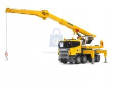 Konstrukční vozy - SCANIA R Liebherr autojeřáb se světly a zvukem včetně baterií 1:16