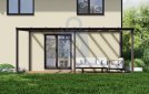 Pergola 4x6 m, hnědá