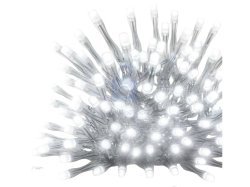 Řetěz vánoční blikající spojovací LED, rampouchy, venkovní, studená bílá, Standart, EMOS