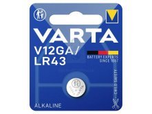 Alkalická knoflíková baterie Varta LR43 (V12GA, AG12)