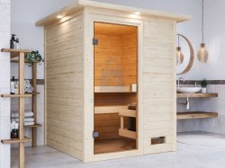 Sauna finská, KARIBU SANDRA, pro 2 osoby