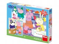 Puzzle Peppa Pig: Veselé odpoledne 3X55 dílků
