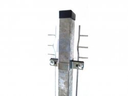 Sloupek plotový z jäcklu, GALAXIA, 60 x 40 mm, pozinkovaný