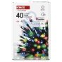 Řetěz vánoční LED, venkovní i vnitřní, multicolor, programy, časovač, EMOS