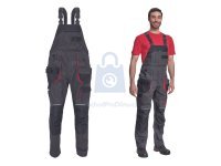 Kalhoty pracovní s laclem REUSEL, SAFEWORKER