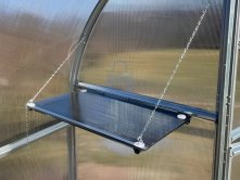 Police z polykarbonátové desky a hliníkového profilu, GARDENTEC POLIČKA