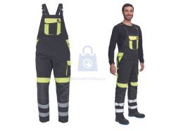 Kalhoty pracovní s laclem MAX VIVO RFLX, Cerva