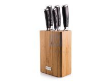 Sada nožů Gourmet Stone v bambusovém bloku, G21