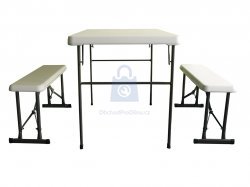 Stůl campingový + dvě lavice, výrobce LIFETIME